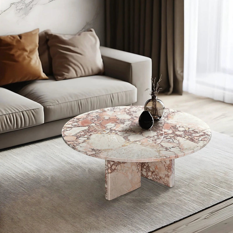 Luxury Coffee Table With Unique Veining, Unique Stone Design by Unique Piece Furniture
