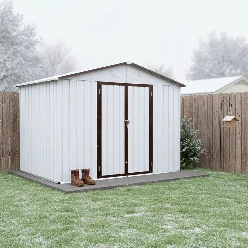 10' x 8' Garden Sheds Outdoor Storage Sheds by HouseOfZazla