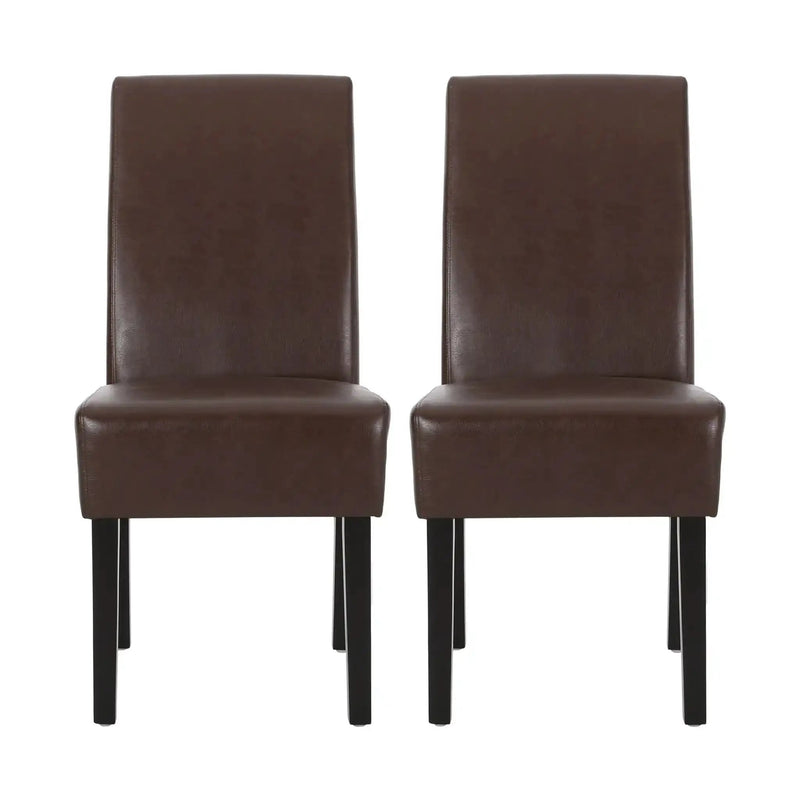 Contemporary Dining Chair With Rubberwood Legs (Set of 2) by HouseOfZazla