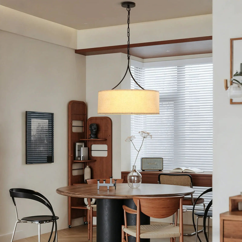 3 Light Drum Pendant Light by HouseOfZazla