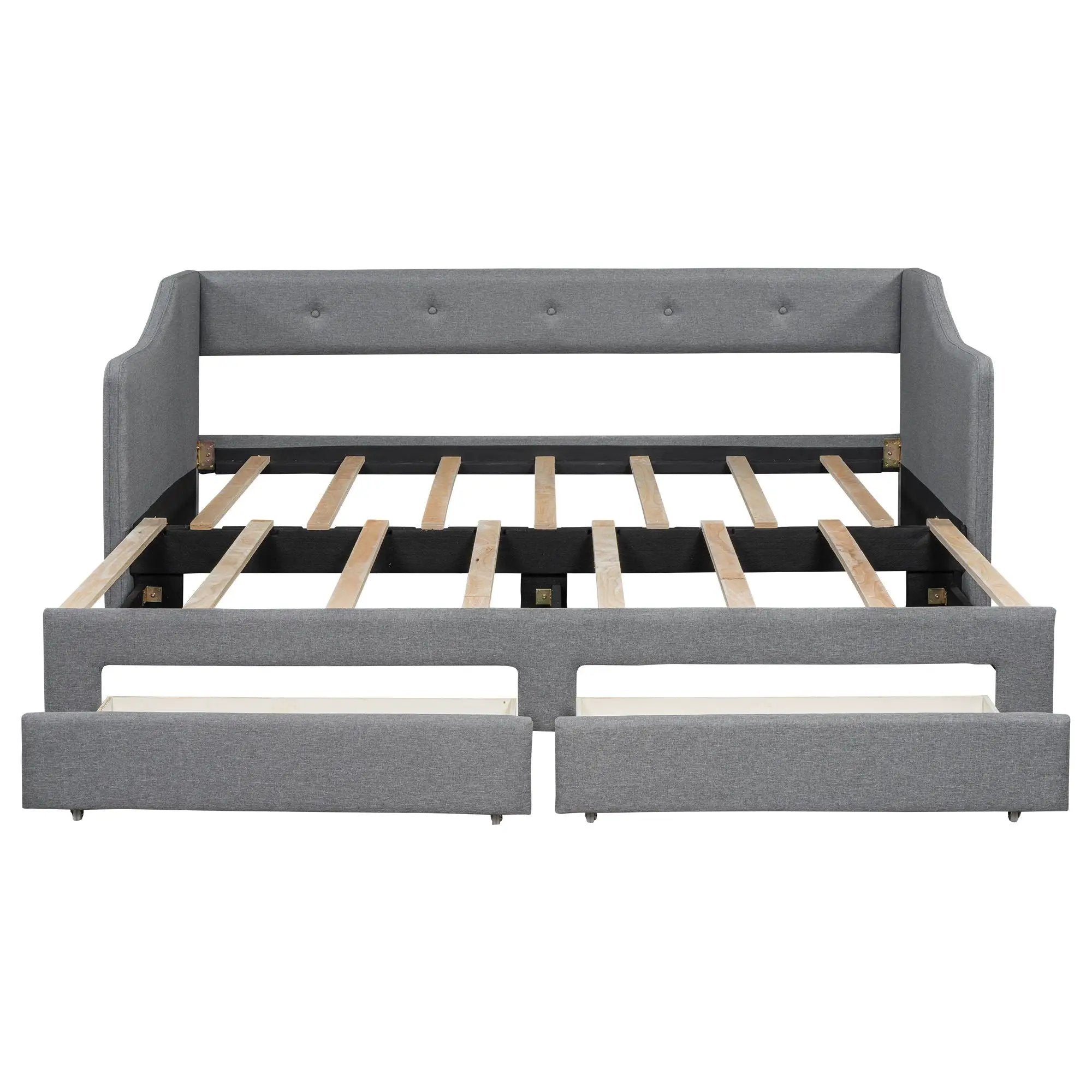 Upholstered Daybed With 2 Drawers by HouseOfZazla