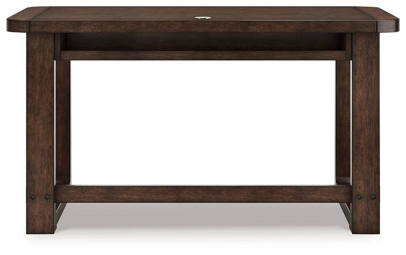 Breckington - Home Office Desk - Dark Brown by Unique Piece Furniture