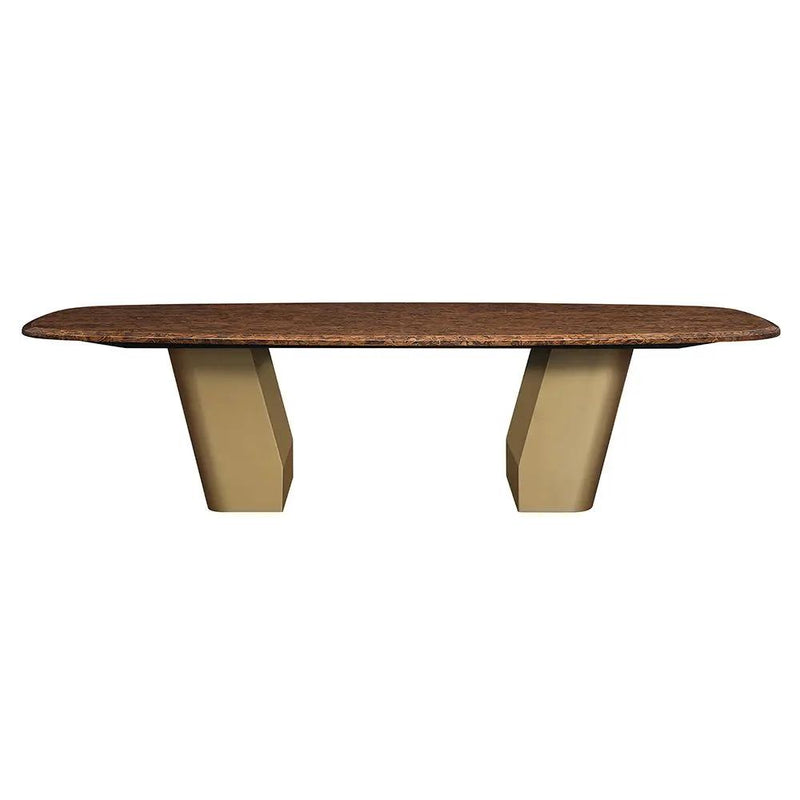 Jamonica - Dining Table - Brown / Gold by Unique Piece Furniture