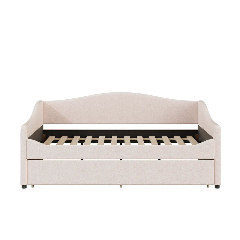 Upholstered Daybed With Light And Trundle by HouseOfZazla
