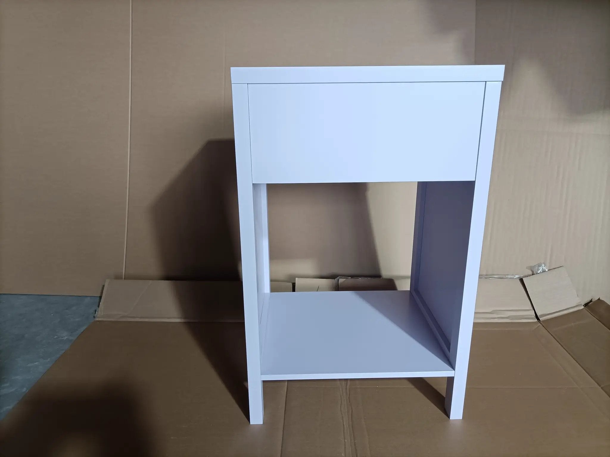Modern Nightstand with Drawer and Open Shelf by HouseOfZazla