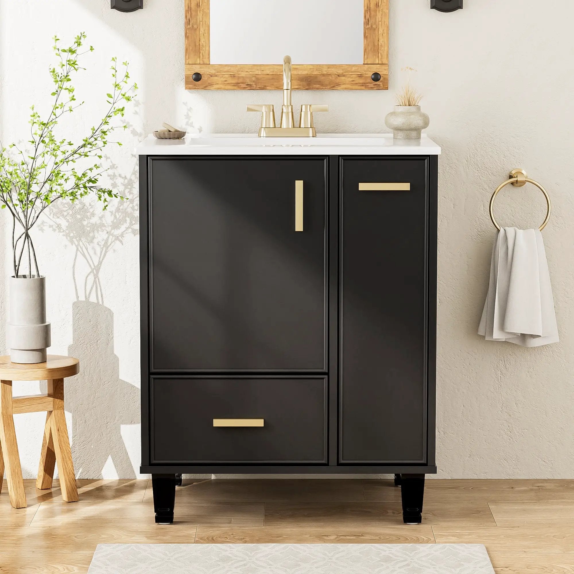 24" Bathroom Vanity with Sink by HouseOfZazla