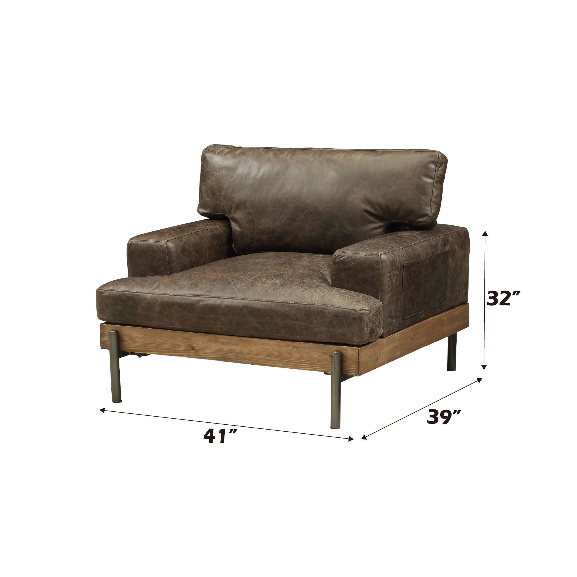 Silchester - Chair - Chocolate / Oak by HouseOfZazla