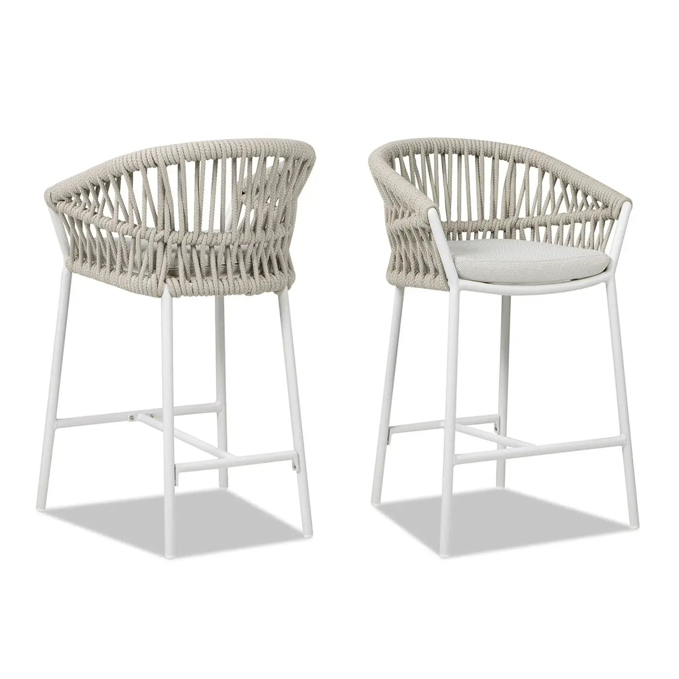 Maiden - Patio Counter Stool Sunproof Olefin (Set of 2) by Unique Piece Furniture
