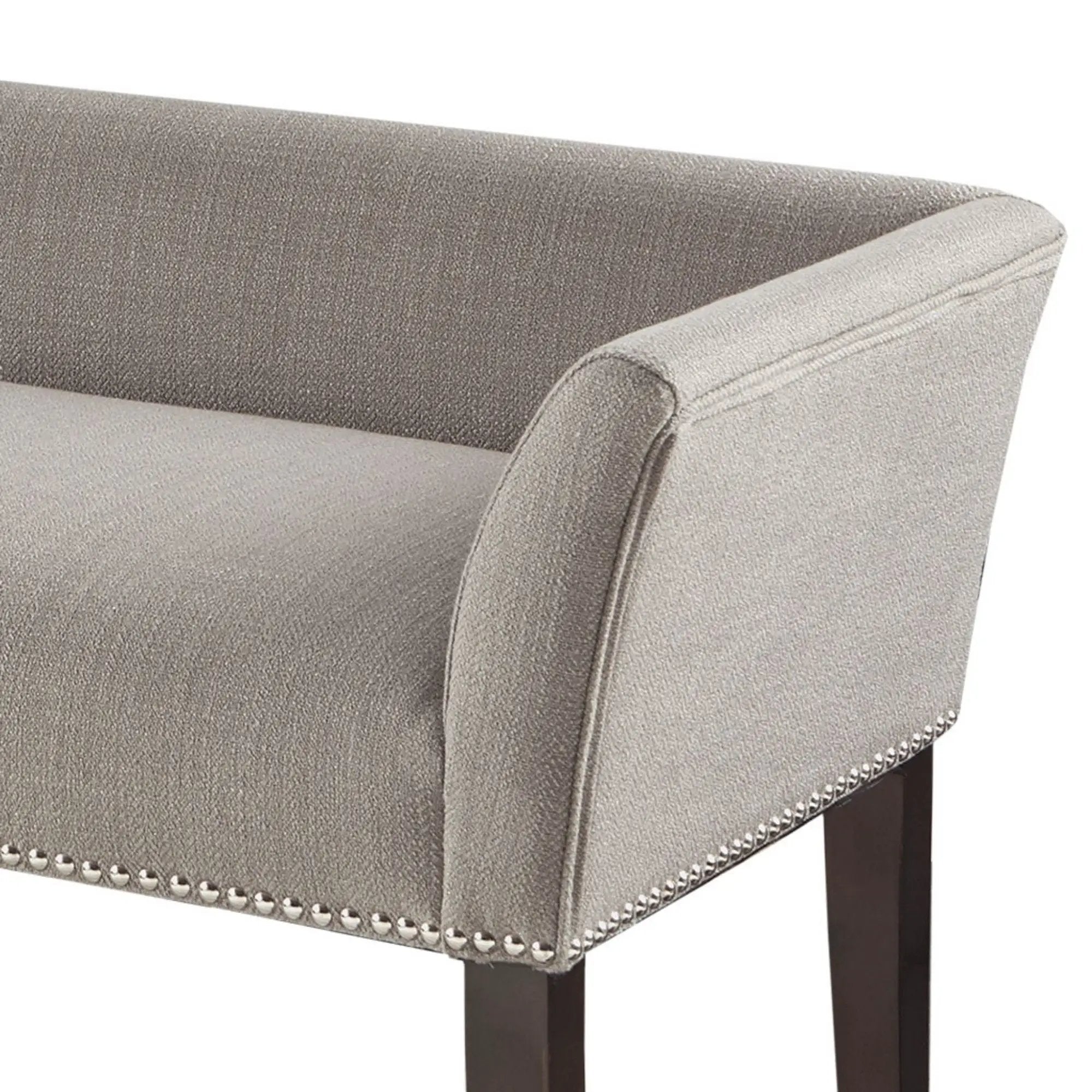Elegant Design Bench Upholstery, Solid Wood Frame by Unique Piece Furniture