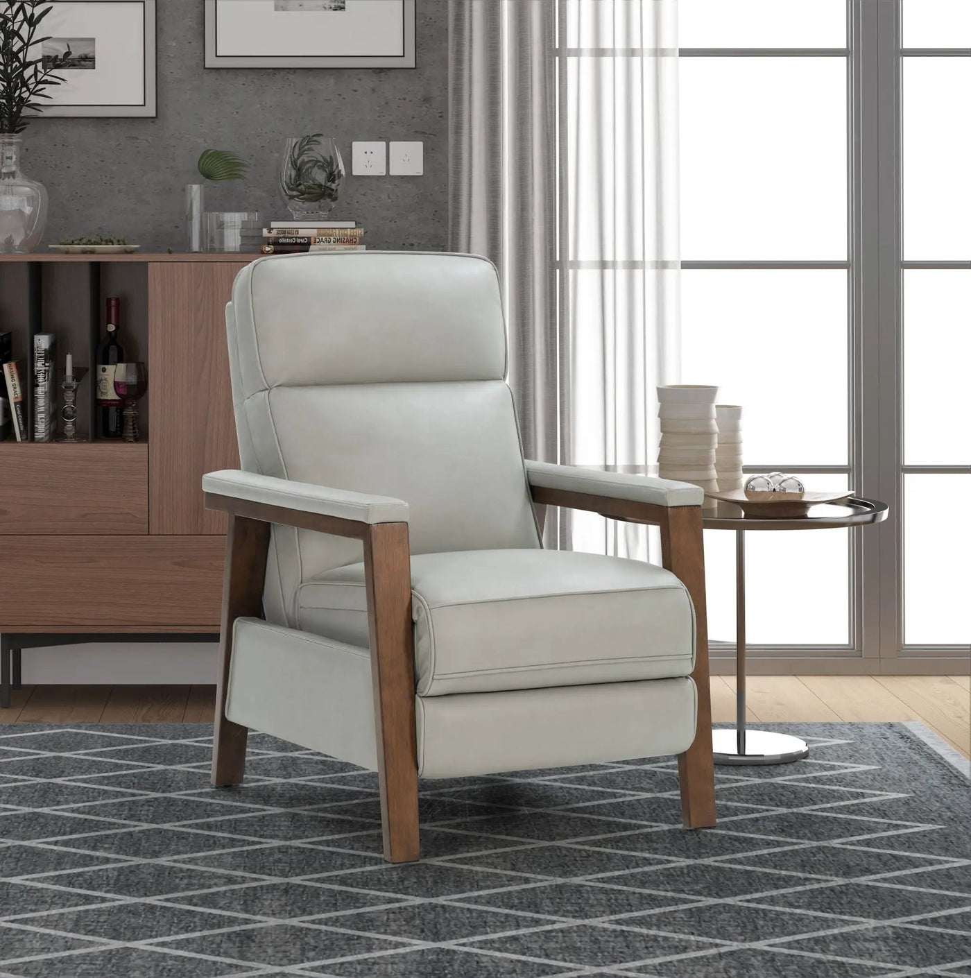 Ashland (B) - Push Thru The Arm Recliner by Unique Piece Furniture