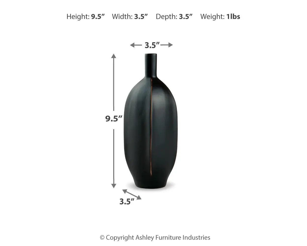 Rhaveney - Vase - Small by Unique Piece Furniture