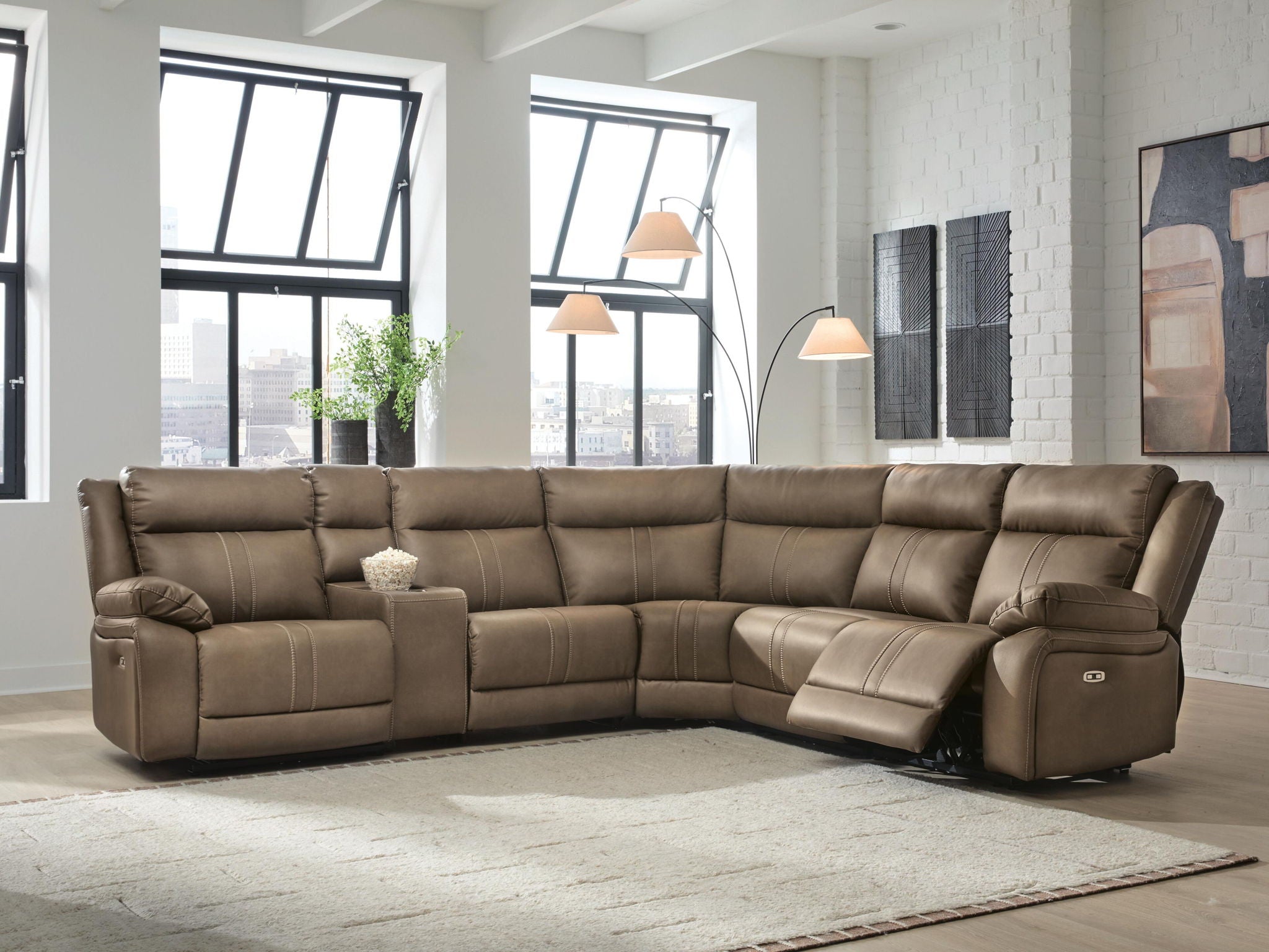 Max-Momentum - Reclining Sectional by Unique Piece Furniture