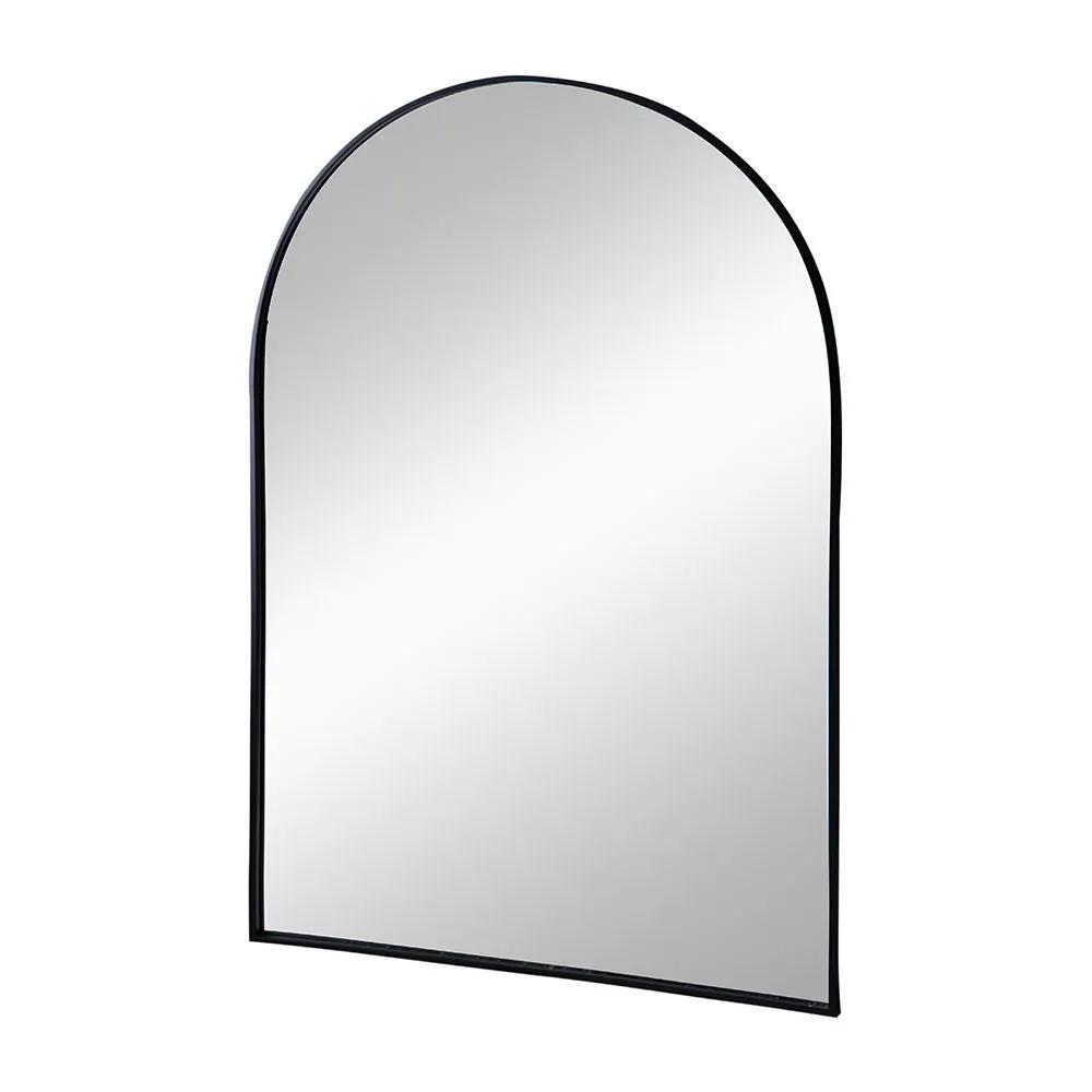Arched Mirror With Metal Frame, Wall Mirror For Living Room Bedroom Entryway by Unique Piece Furniture