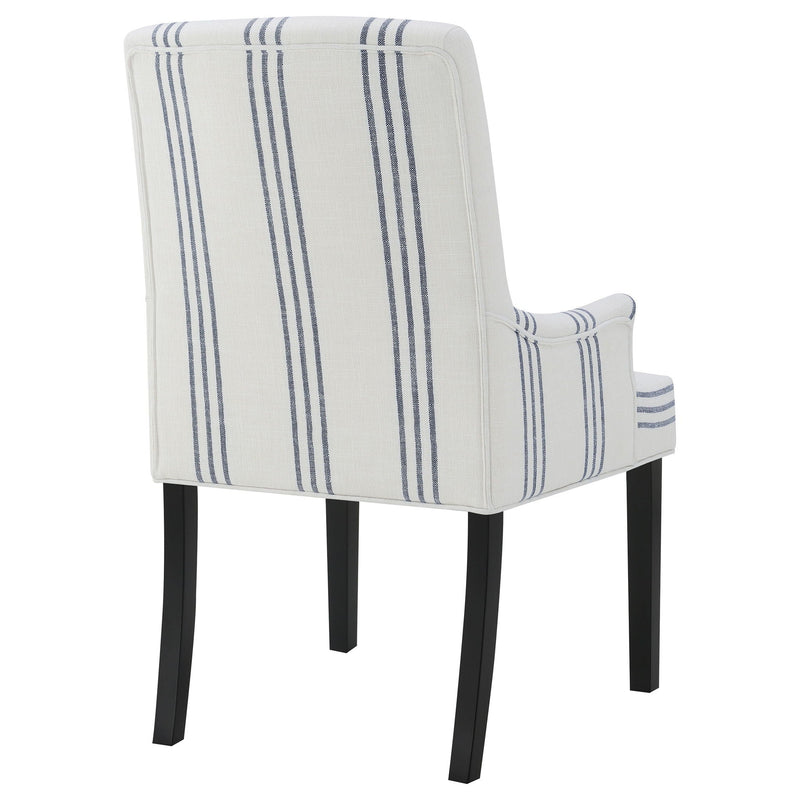 Draper - Upholstered Arm Chair - Beige by HouseOfZazla