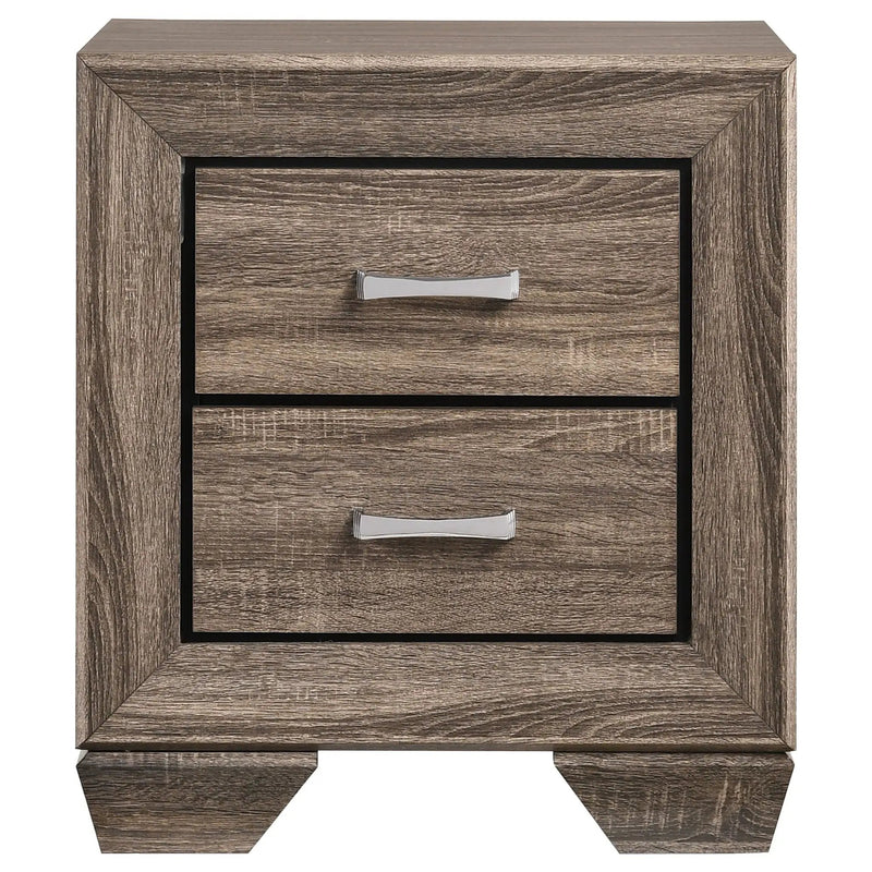 Kauffman 5-piece Queen Bedroom Set Washed Taupe by Unique Piece Furniture