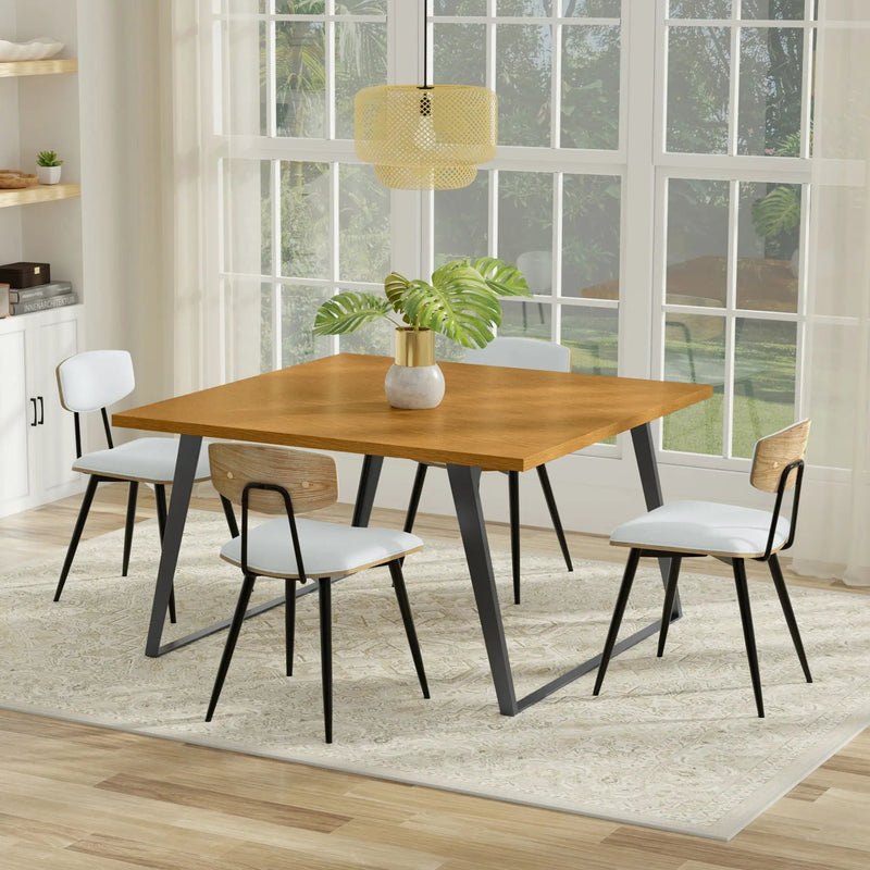 Lowry - Handcrafted Square Dining Table by HouseOfZazla