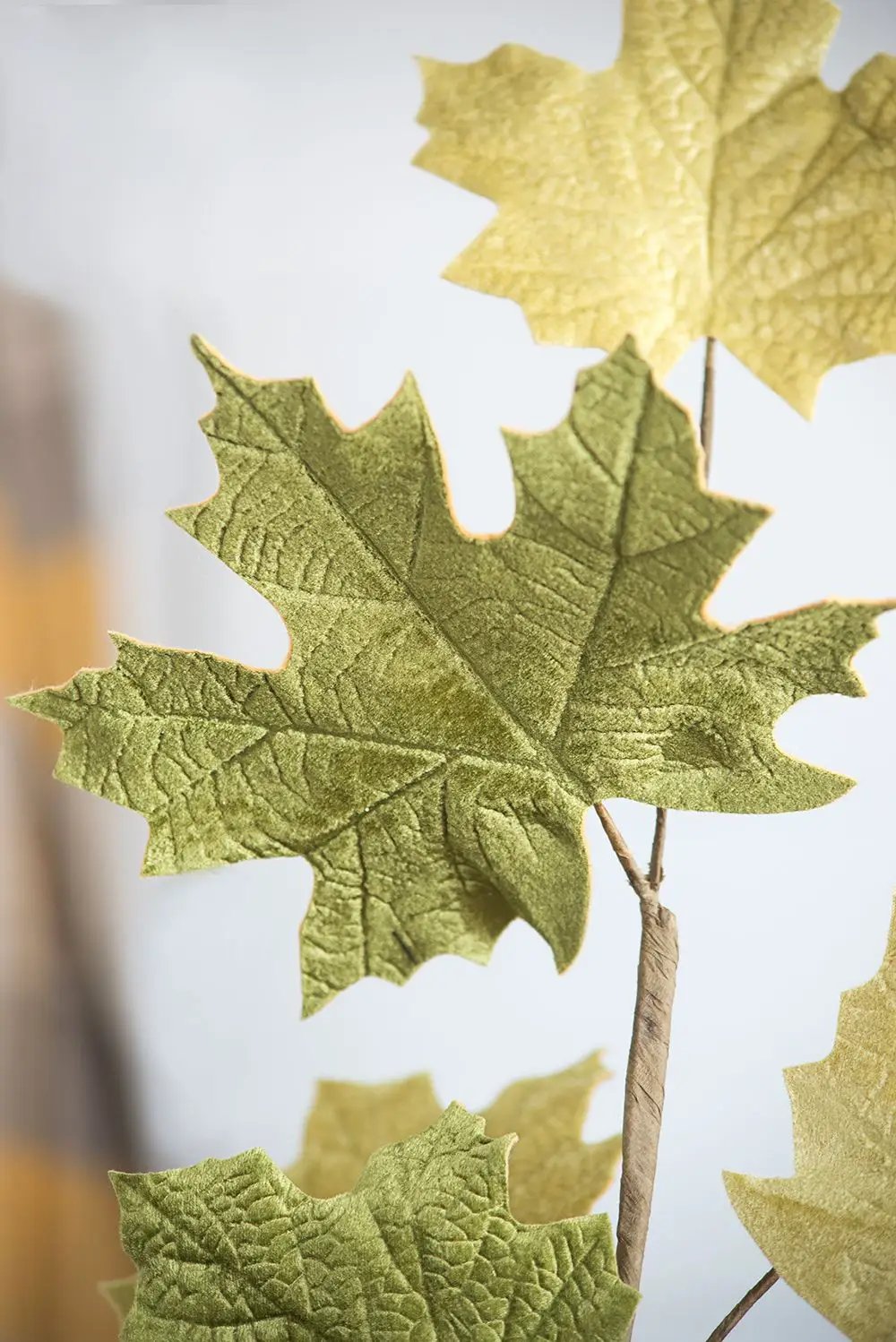 Paper Maple Leaf Spray, Botanicals Decor For Harvest Festival Fall Festival & Thanksgiving Table Decorations by Unique Piece Furniture