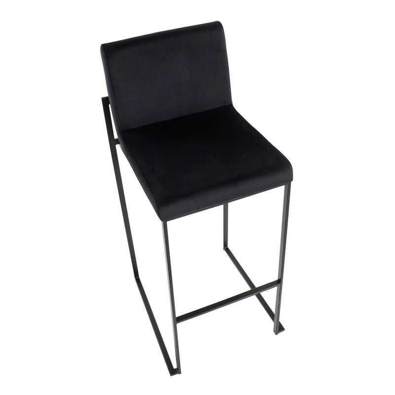 Fuji - Contemporary High Back Barstool Elegant Design by HouseOfZazla