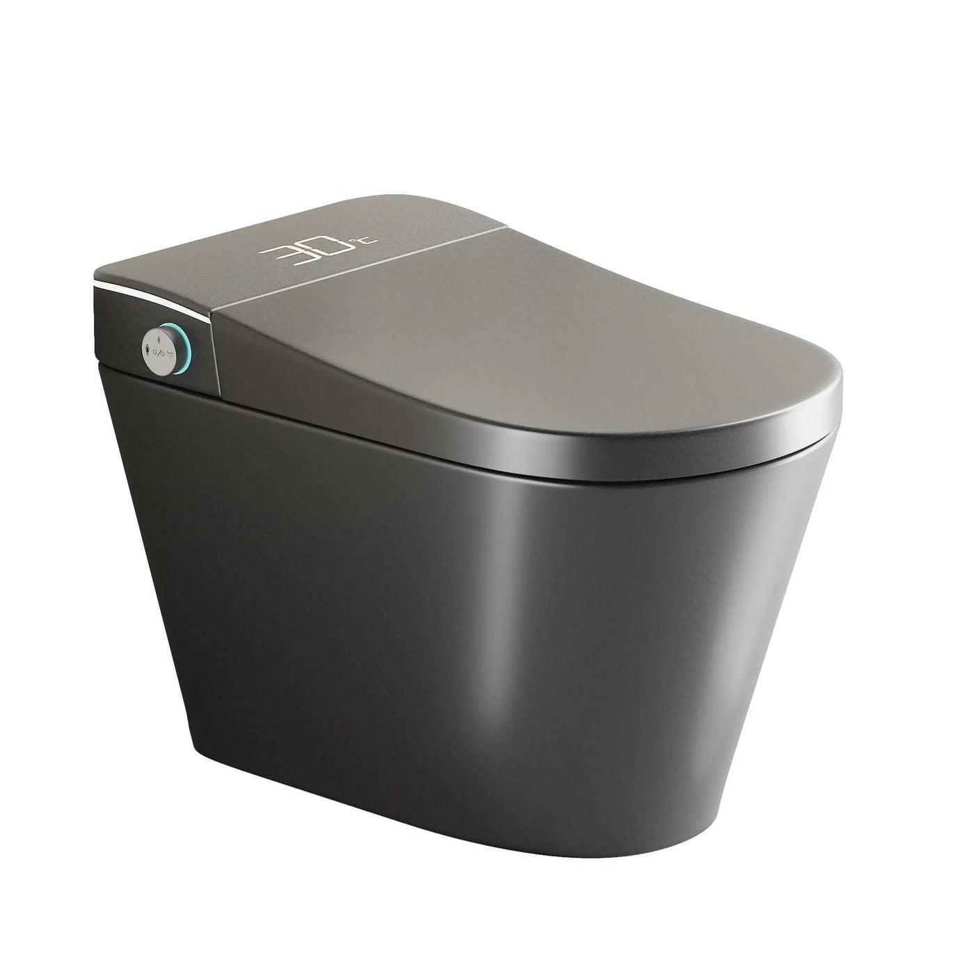 Smart Bidet Toilet With Auto Open / Close Seat, Warm Water Wash, Heated Seat, And Wireless Remote Control by HouseOfZazla