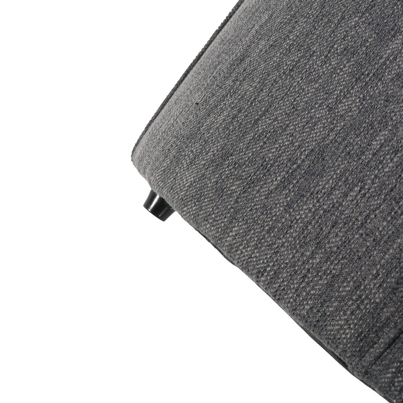 Contemporary Ottoman With Tonal Piping And Button Tuft Design by HouseOfZazla