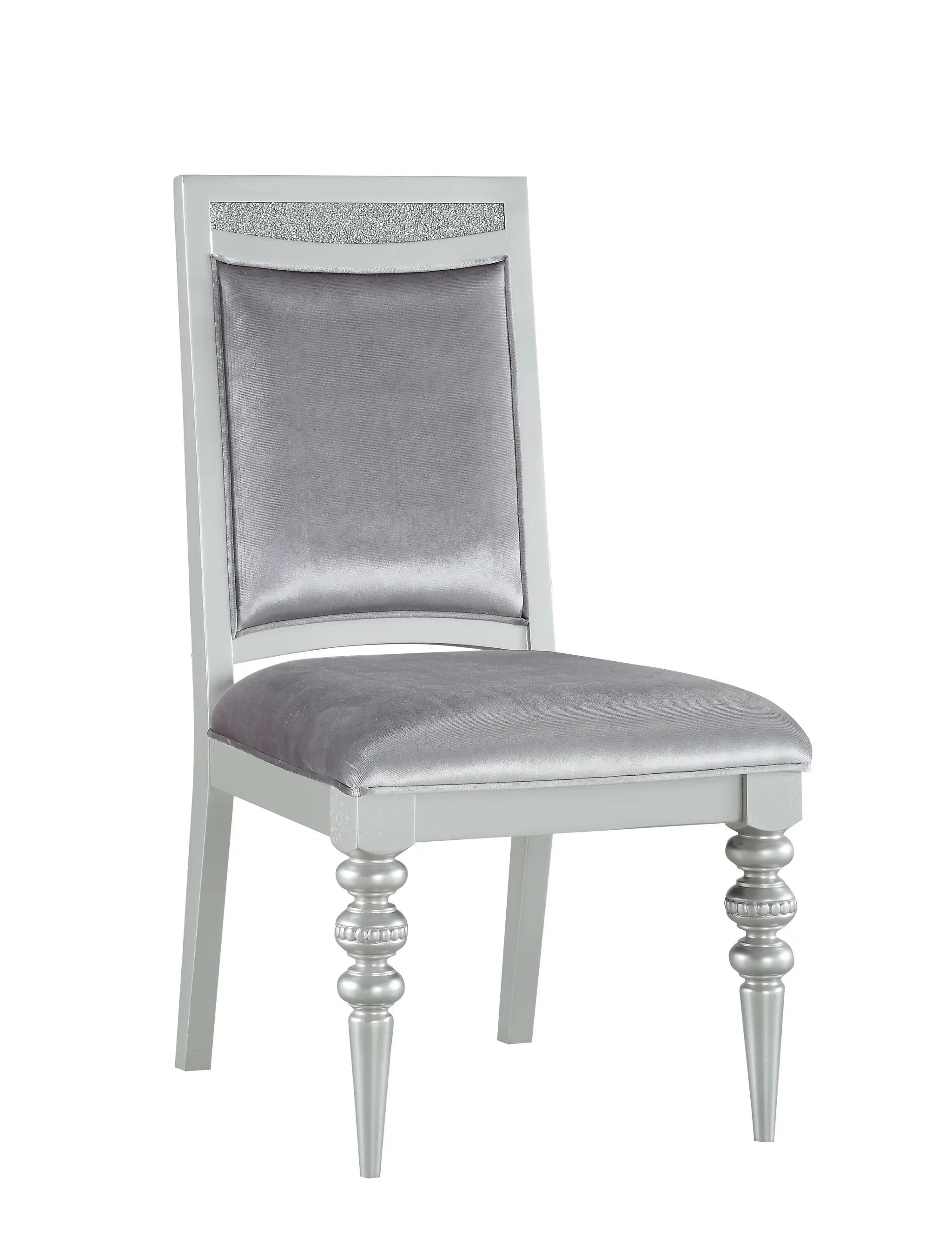 Maverick - Side Chair (Set of 2) - Silver by Unique Piece Furniture