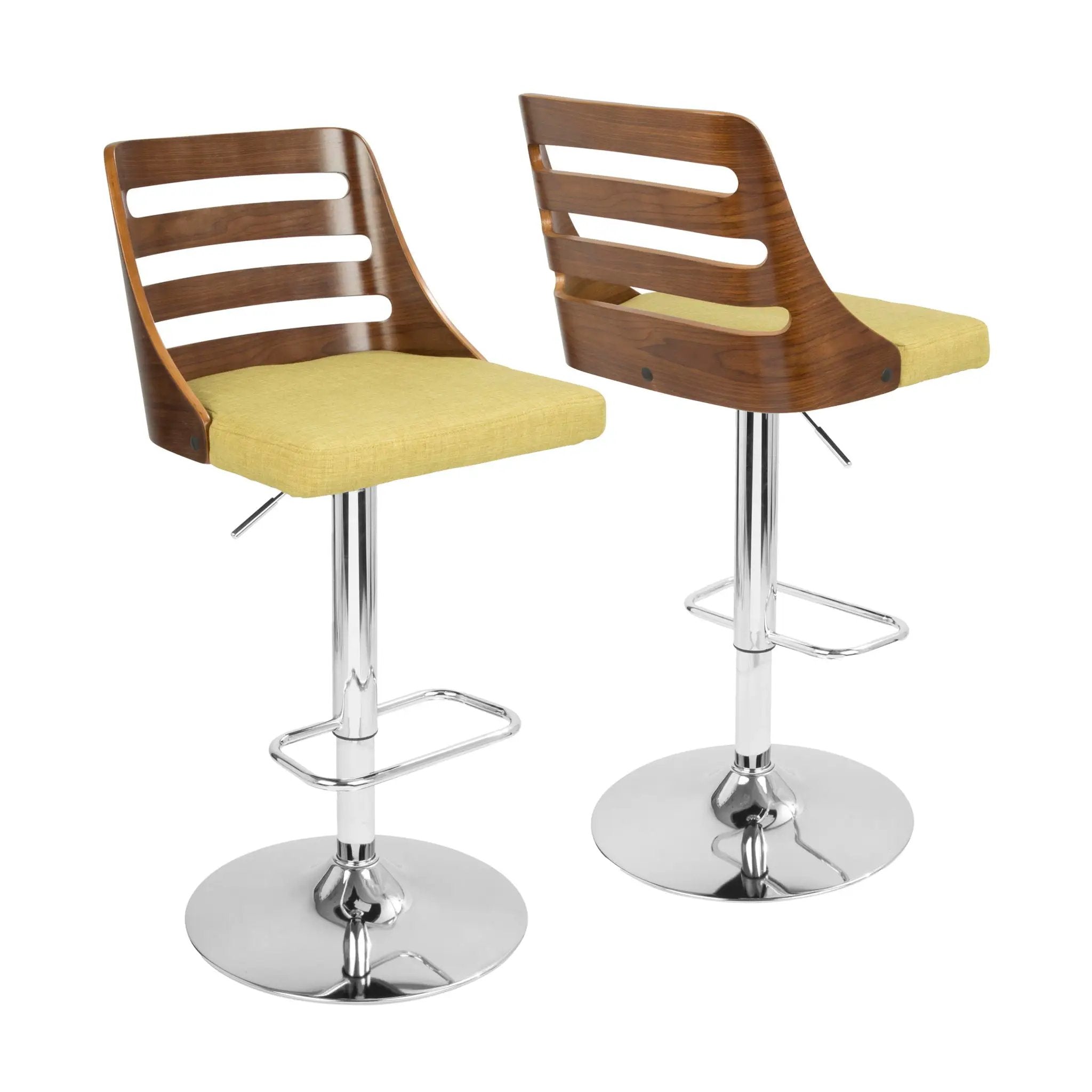 Trevi - Mid Century Modern Adjustable Barstool With Swivel by Unique Piece Furniture
