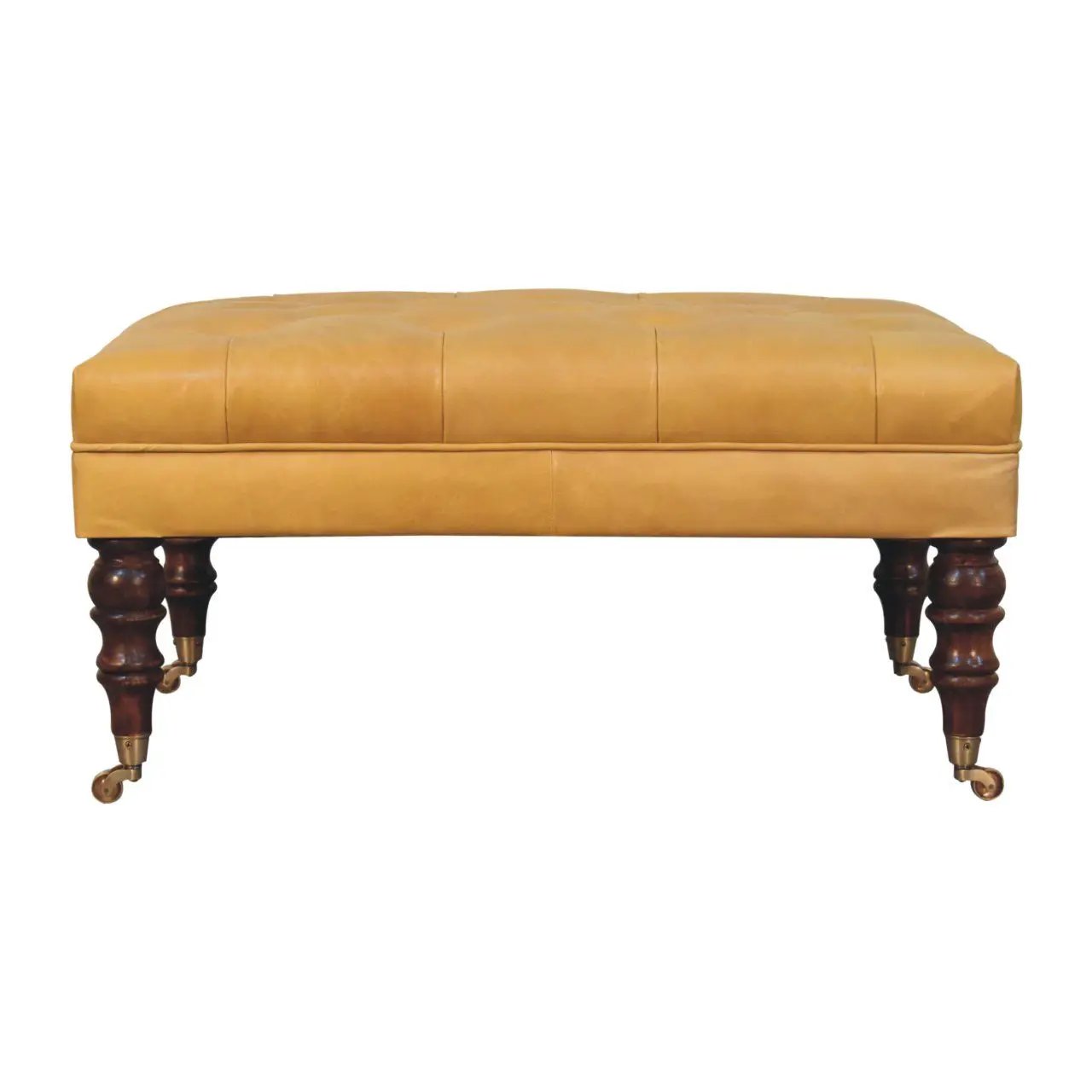 Buffalo - Ottoman With Castor Legs by HouseOfZazla