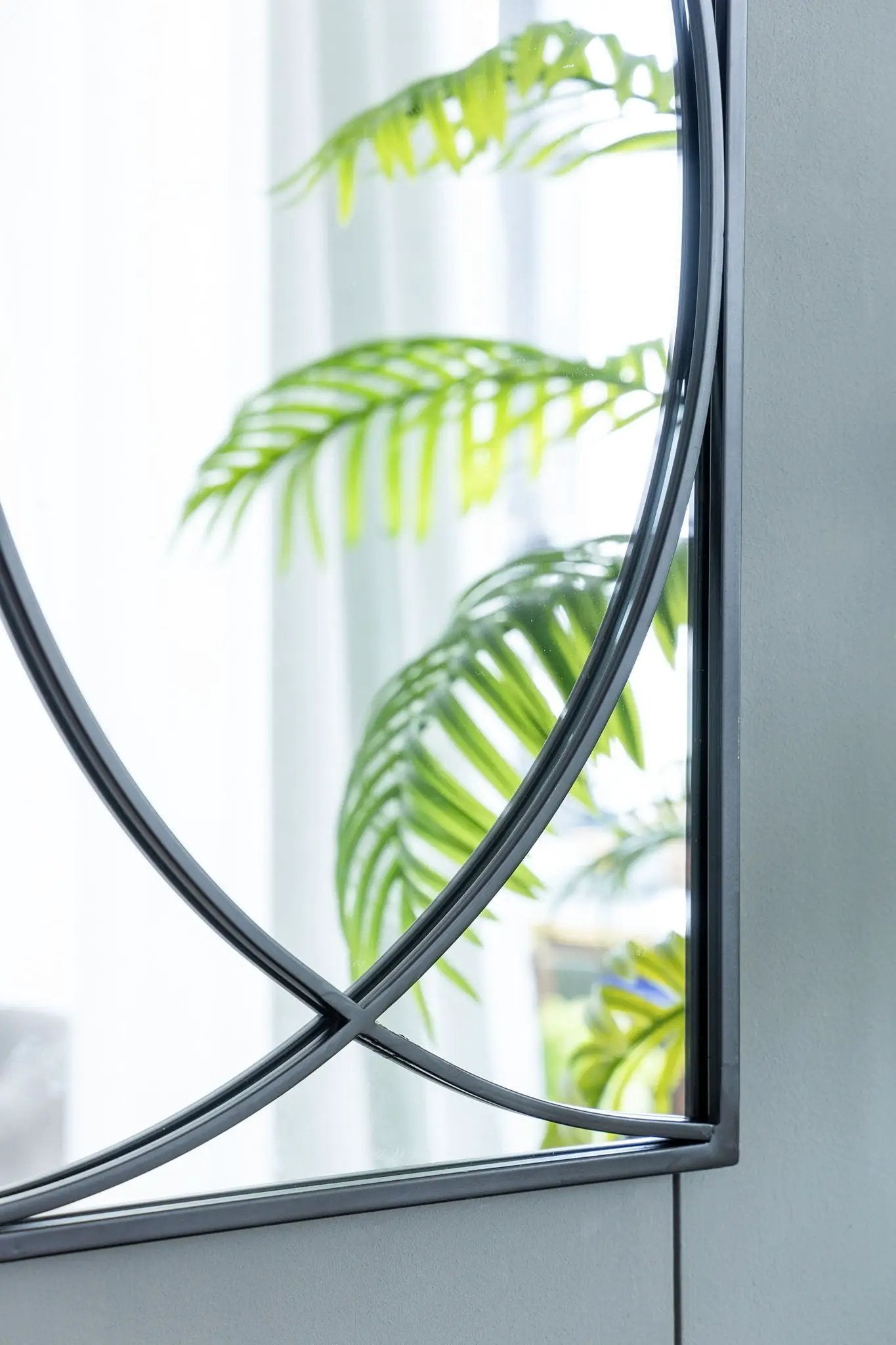 Rectangular Wall Mirrors With Frame, Home Decor For Living Room Bedroom Entryway - Black by Unique Piece Furniture