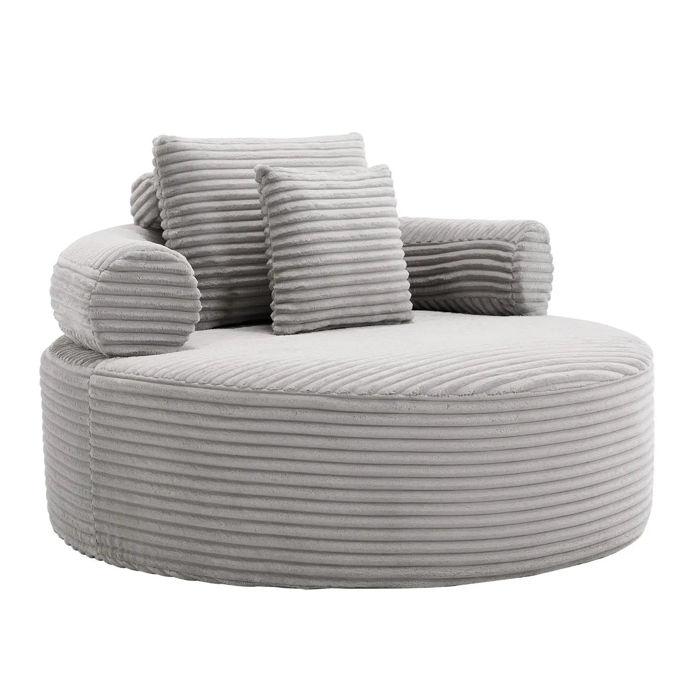 Round Sofa Bed With 3 Pillows For Living Room by HouseOfZazla