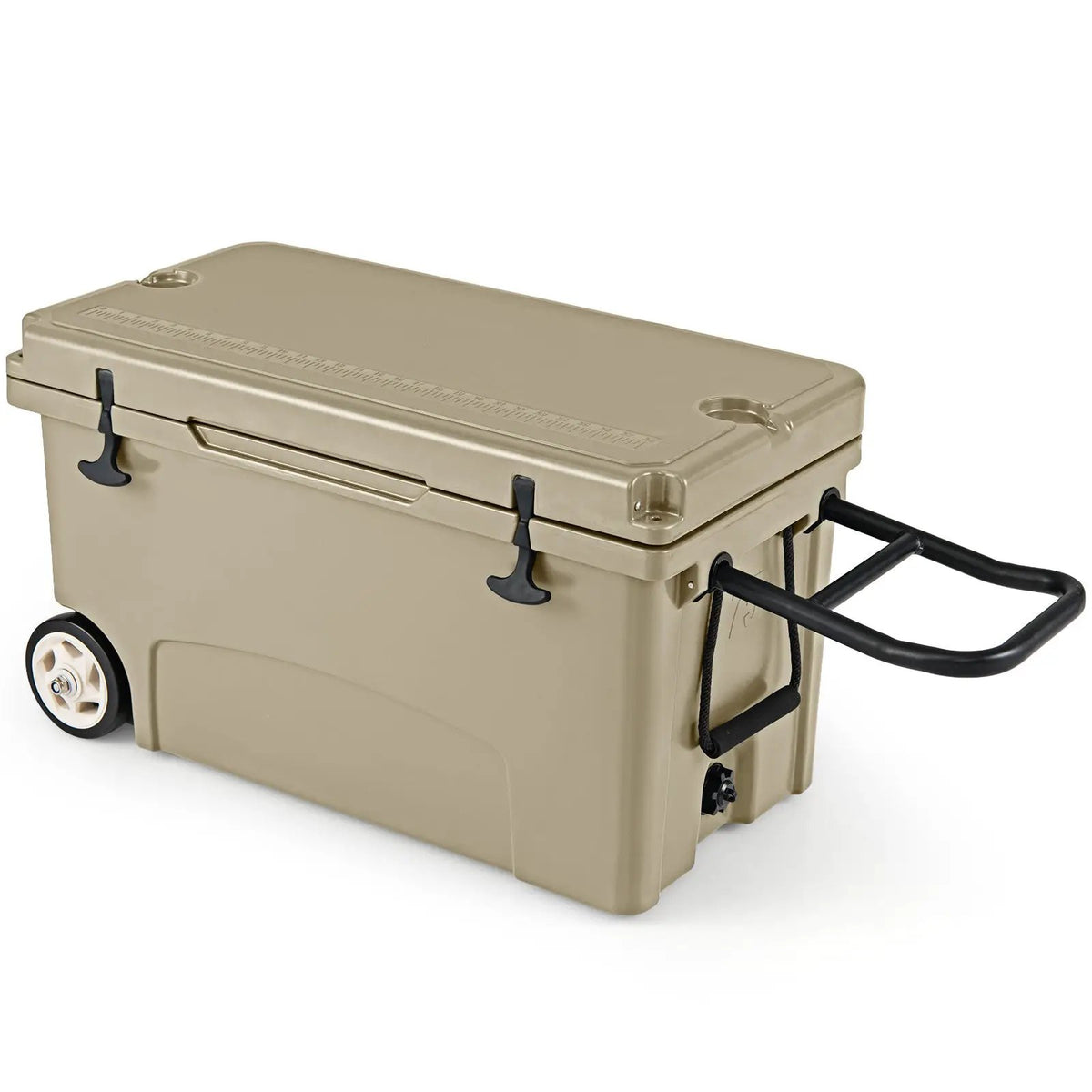 75 Quart Portable Hard Cooler with 6-Day Ice Retention and Wheels by DirectDeals