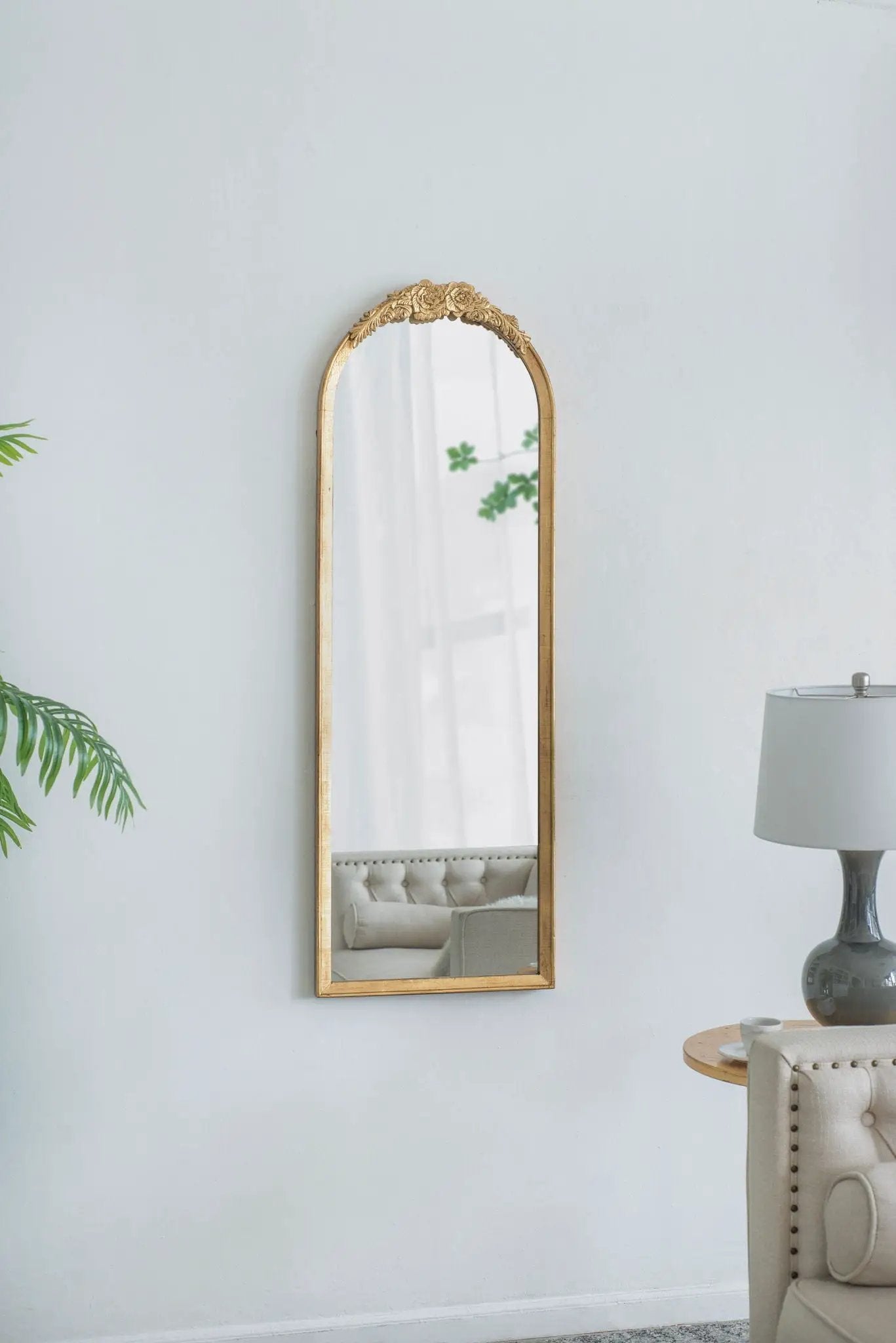 Wood Floor Mirror, Full Body Mirror Dressing Make Up Mirror For Bathroom by HouseOfZazla