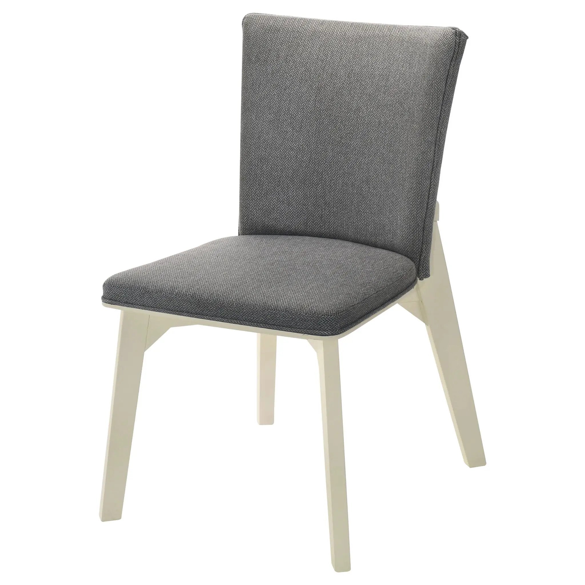 Biloxi Upholstered Dining Side Chair Grey (Set of 2) by Unique Piece Furniture