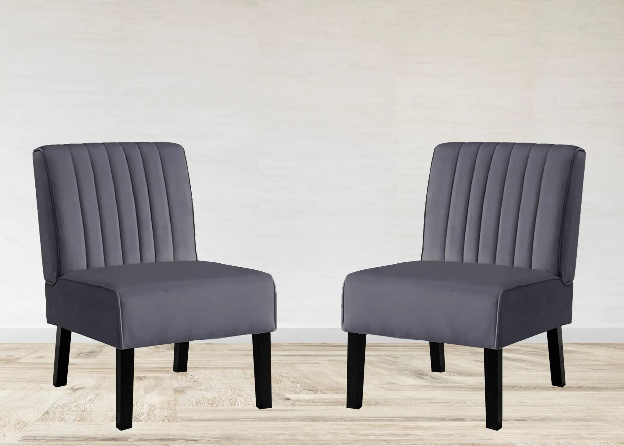 Reese - Mid-Century Modern Accent Chairs With Minimalist Design (Set of 2) by HouseOfZazla