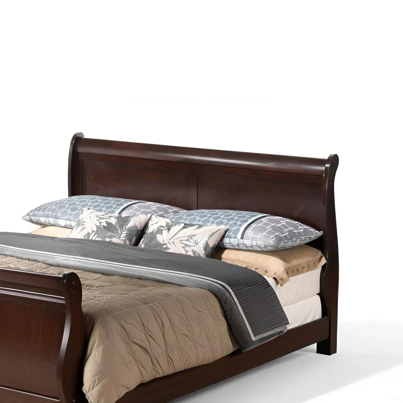 Louis Phillipe - Panel Sleigh Bed by HouseOfZazla