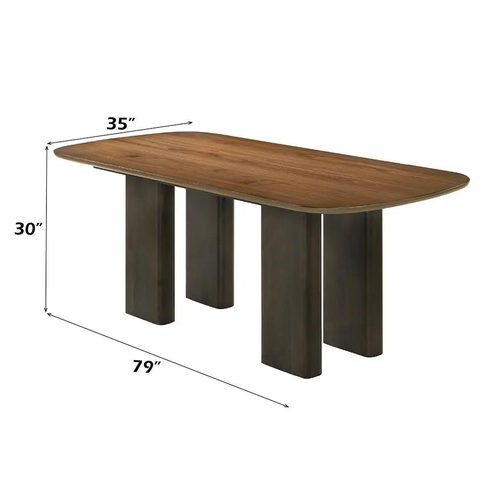 Delina - Dining Table - Walnut by Unique Piece Furniture