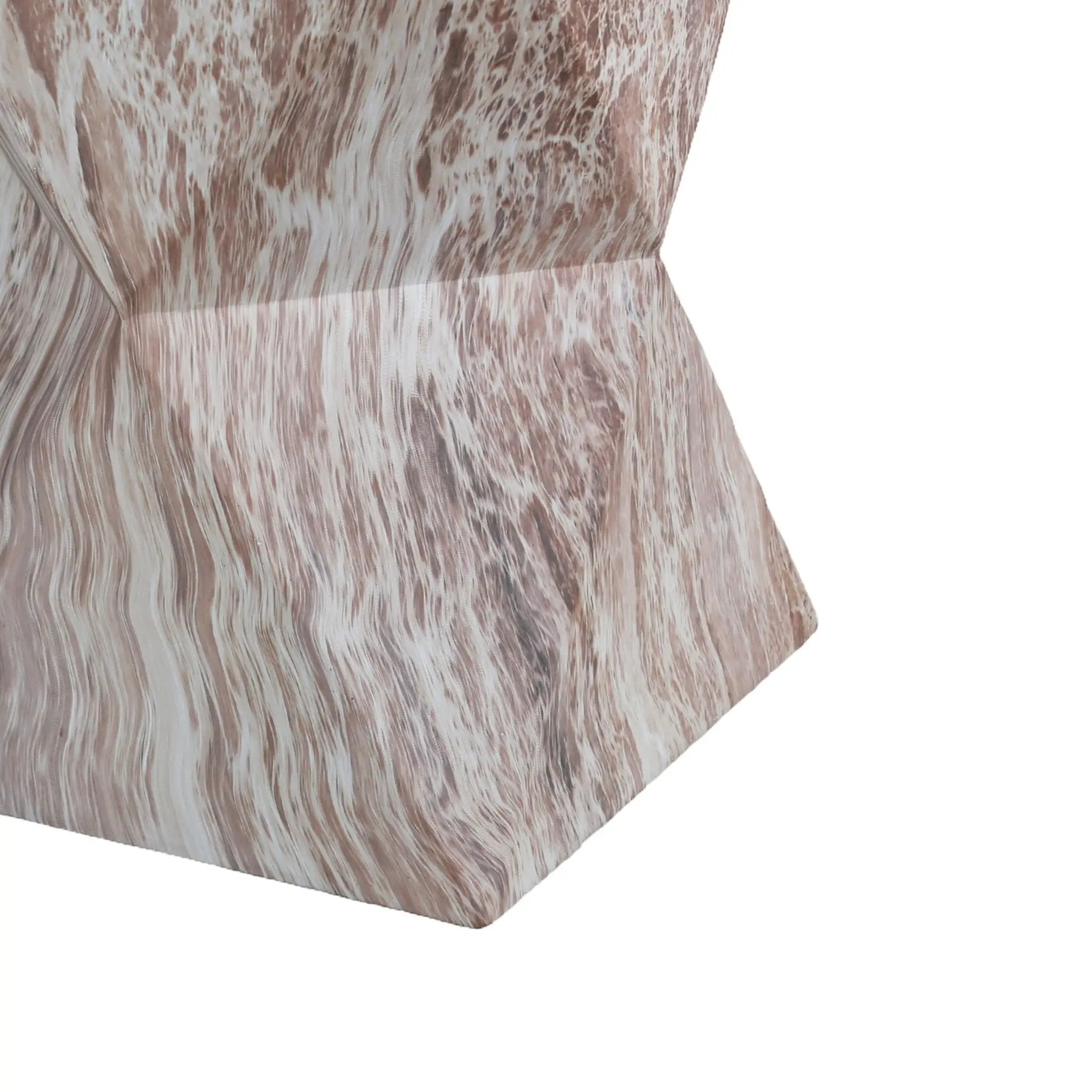 Round Outdoor Geometric End Table - Marble by Unique Piece Furniture