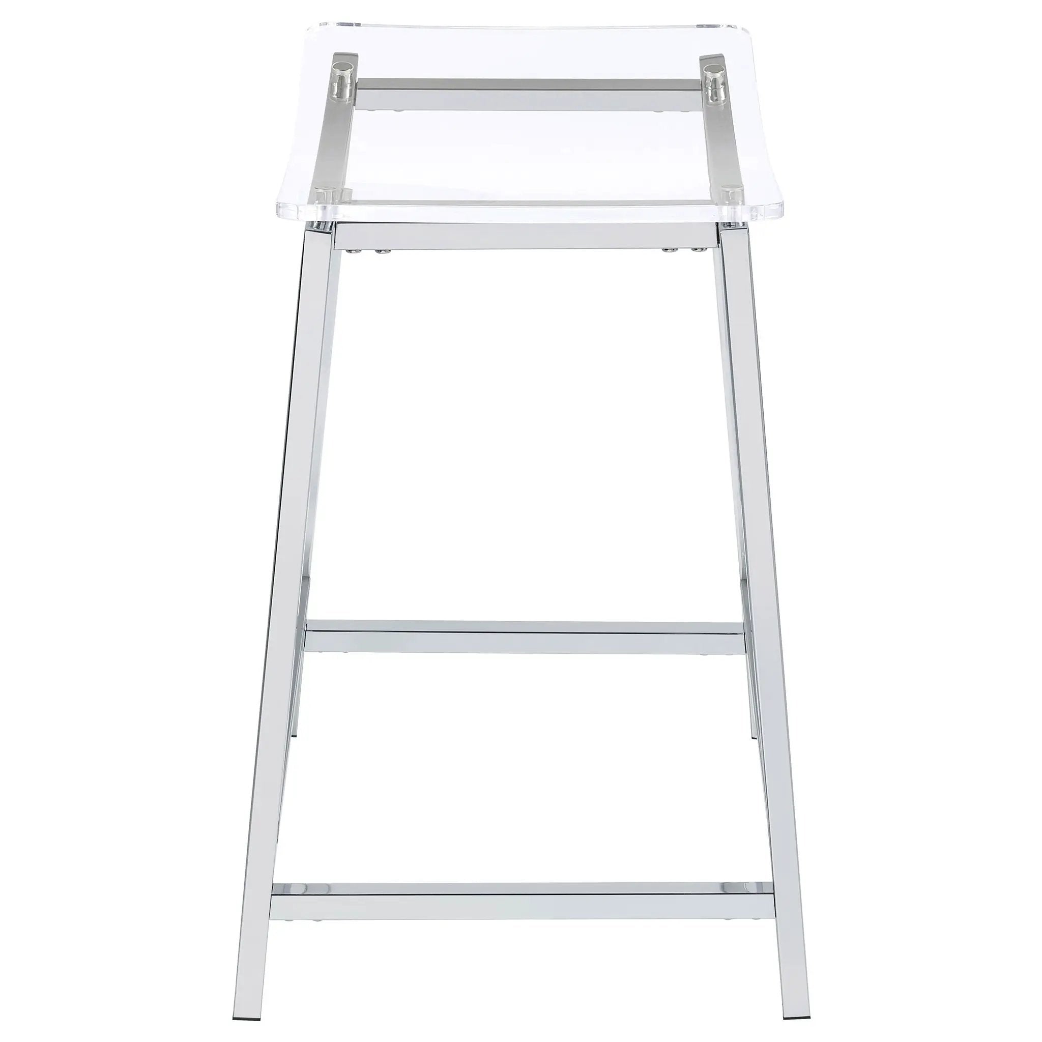 Staten - Backless Counter Stool (Set of 2) - Chrome