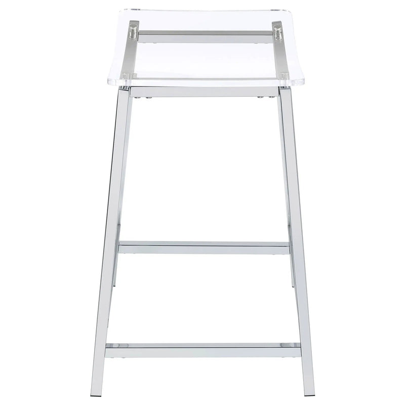 Staten - Backless Counter Stool (Set of 2) - Chrome