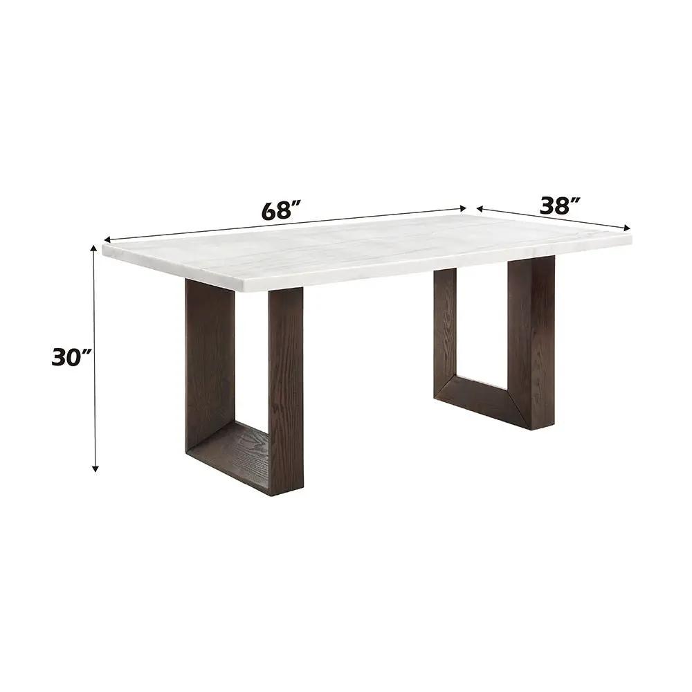 Edwyn - Dining Table With Marble Top by Unique Piece Furniture