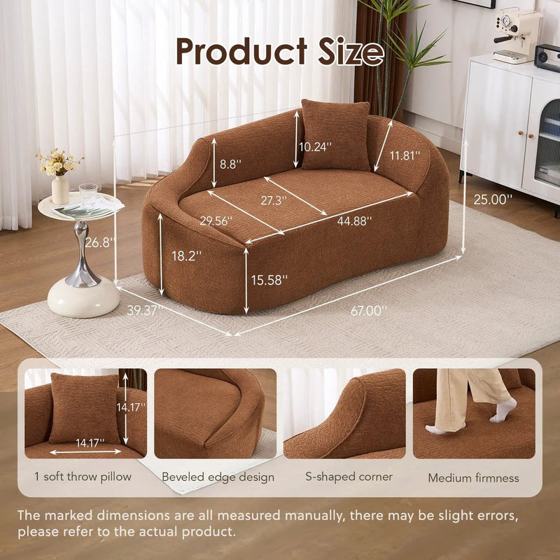 LY-048 Compression Curved Chaise Longue Chair by HouseOfZazla