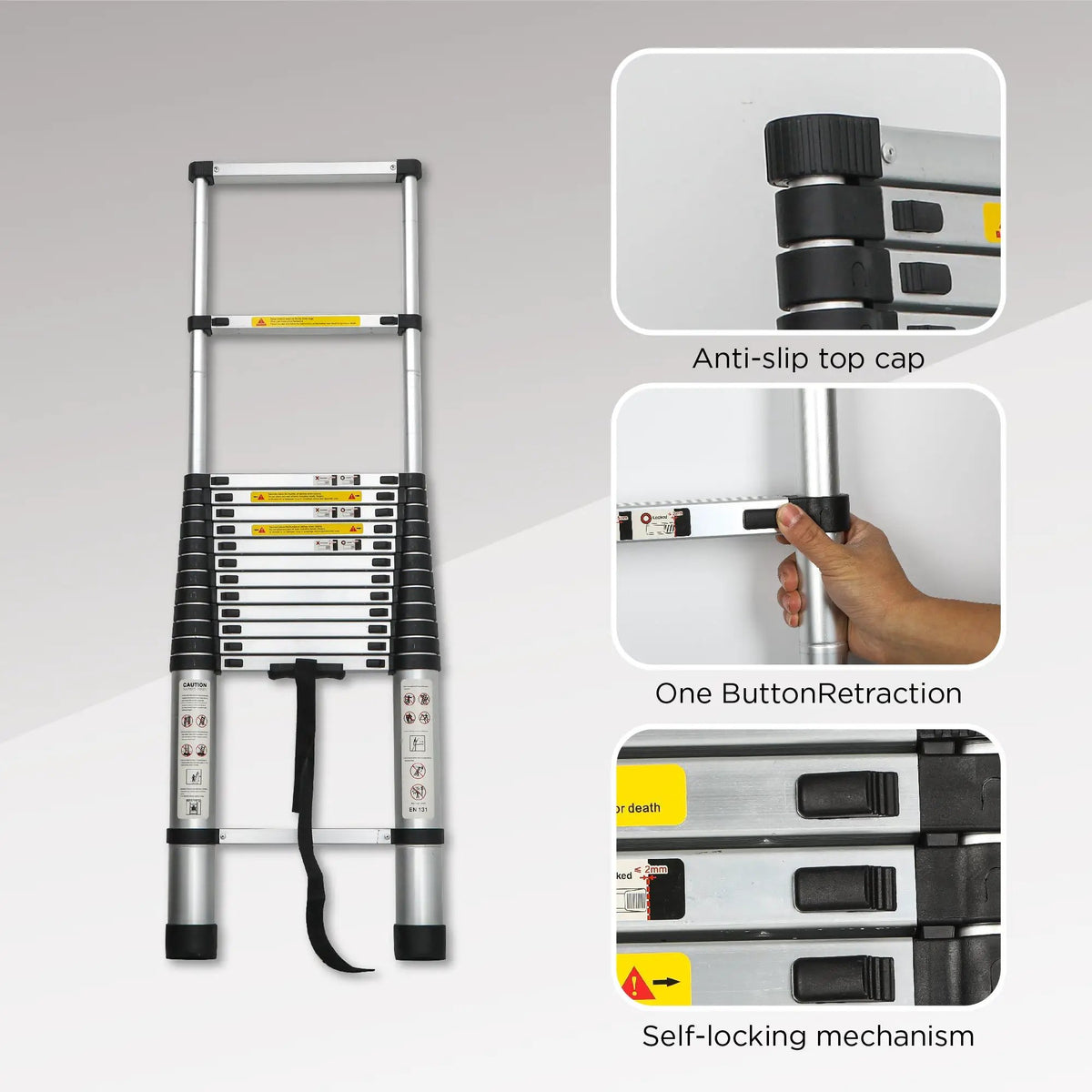 Telescoping Ladder 14.5FT by HouseOfZazla