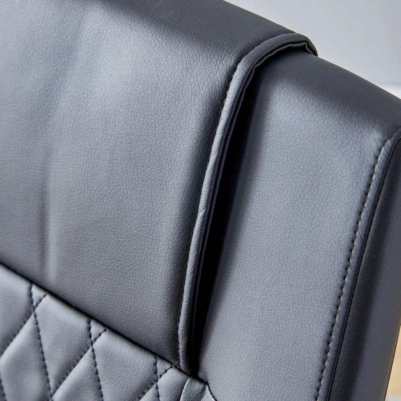 Modern Dining Chairs With Padded Seat, Metal Legs by Unique Piece Furniture