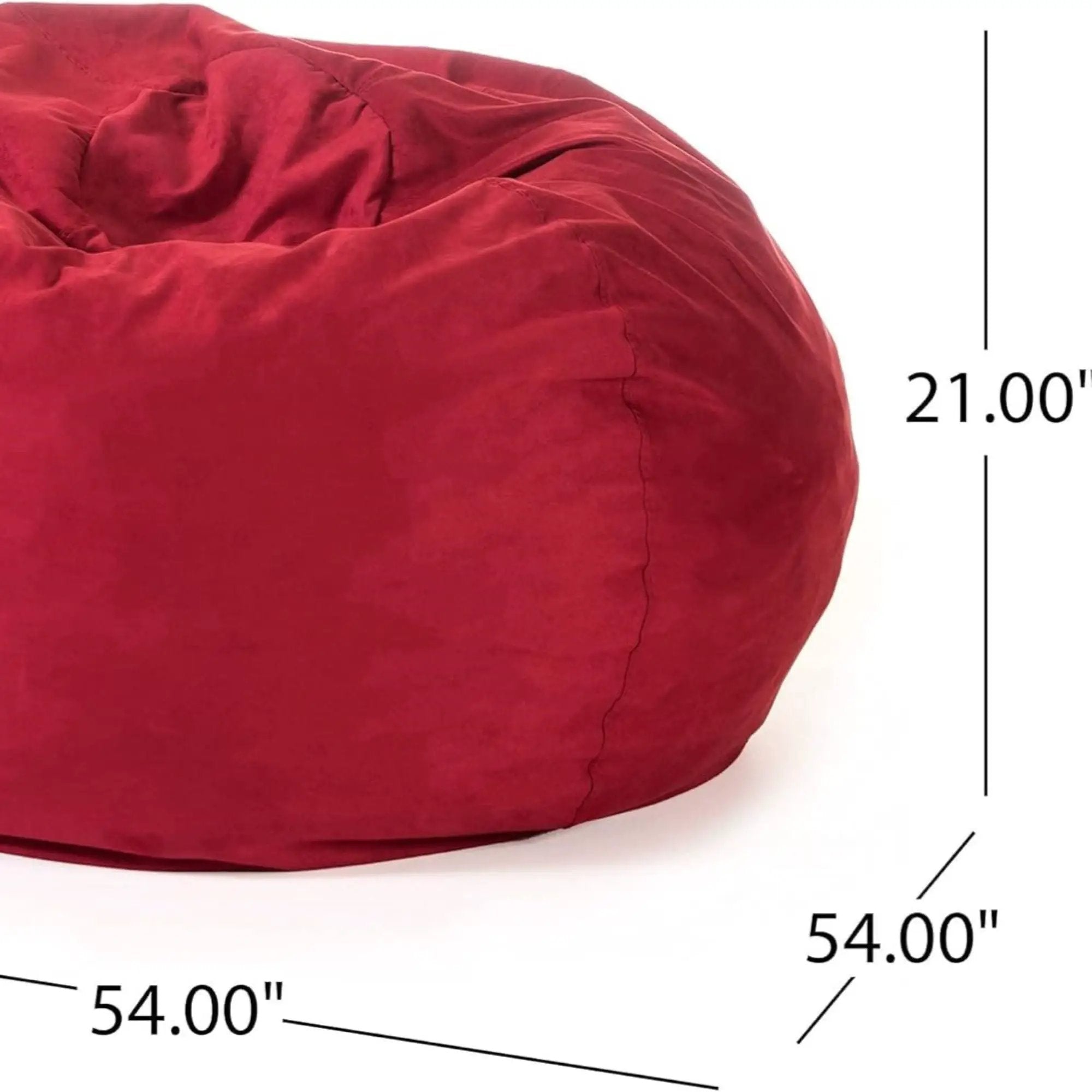Comfortable High Density Shredded Foam Bean Bag Chair With Removable Cover by HouseOfZazla