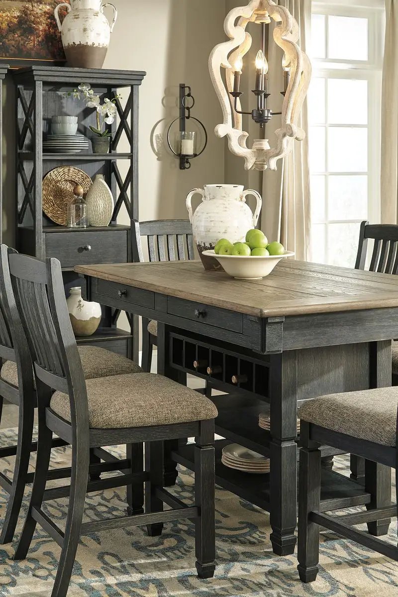 Tyler Creek - Counter Height Table Set by Unique Piece Furniture