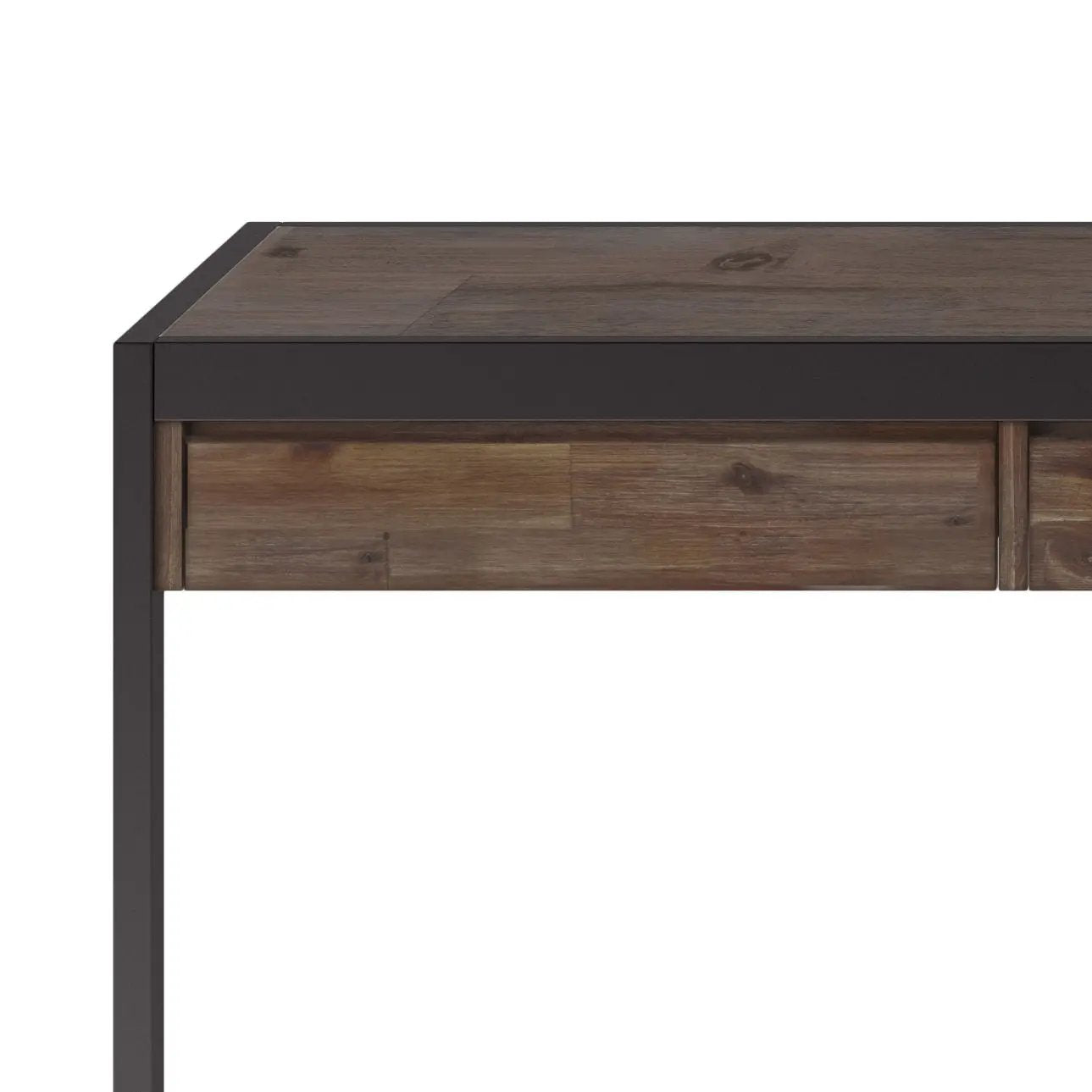 Erina - Large Desk - Rustic Natural Aged Brown by Unique Piece Furniture