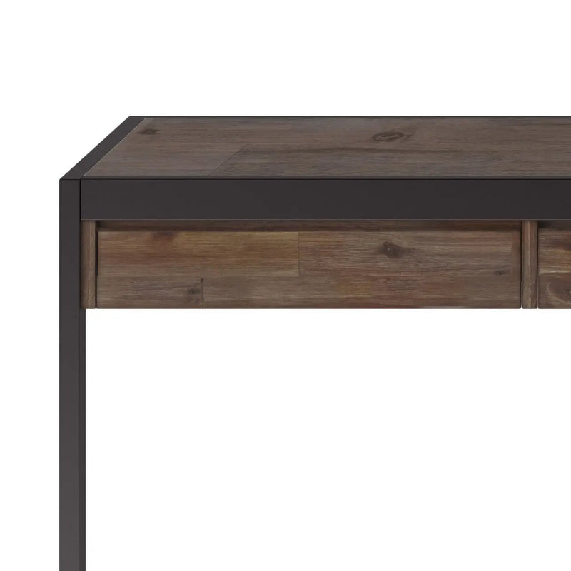 Erina - Large Desk - Rustic Natural Aged Brown by Unique Piece Furniture