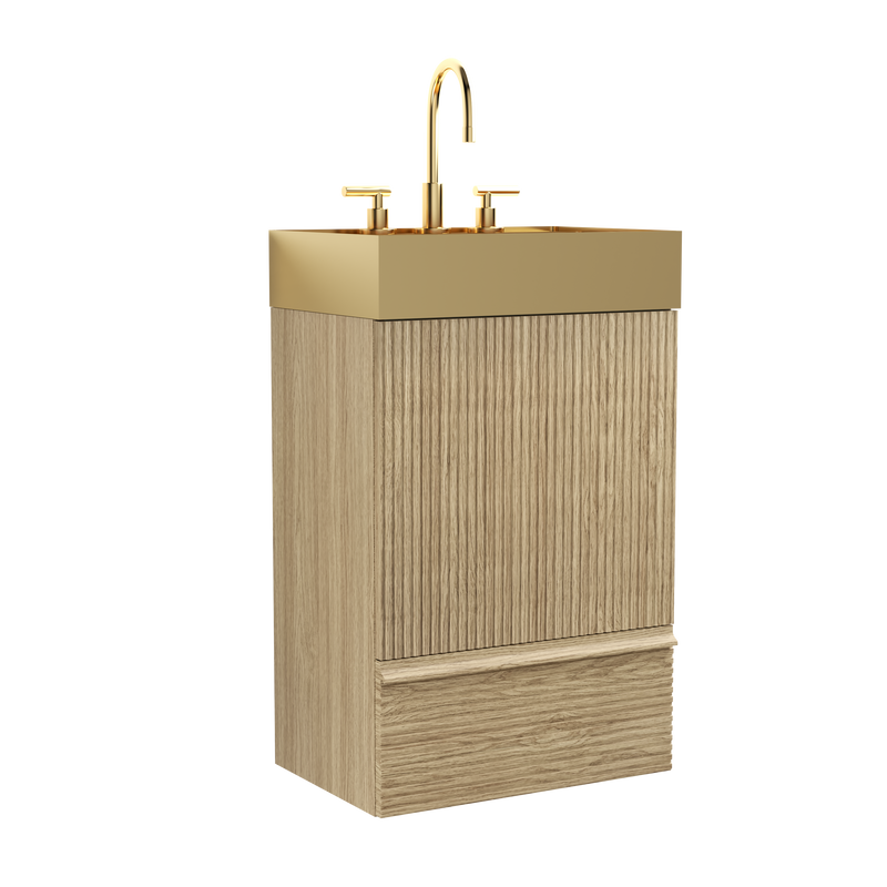 Gada 20" Striped Light Bathroom Vanity by HouseOfZazla