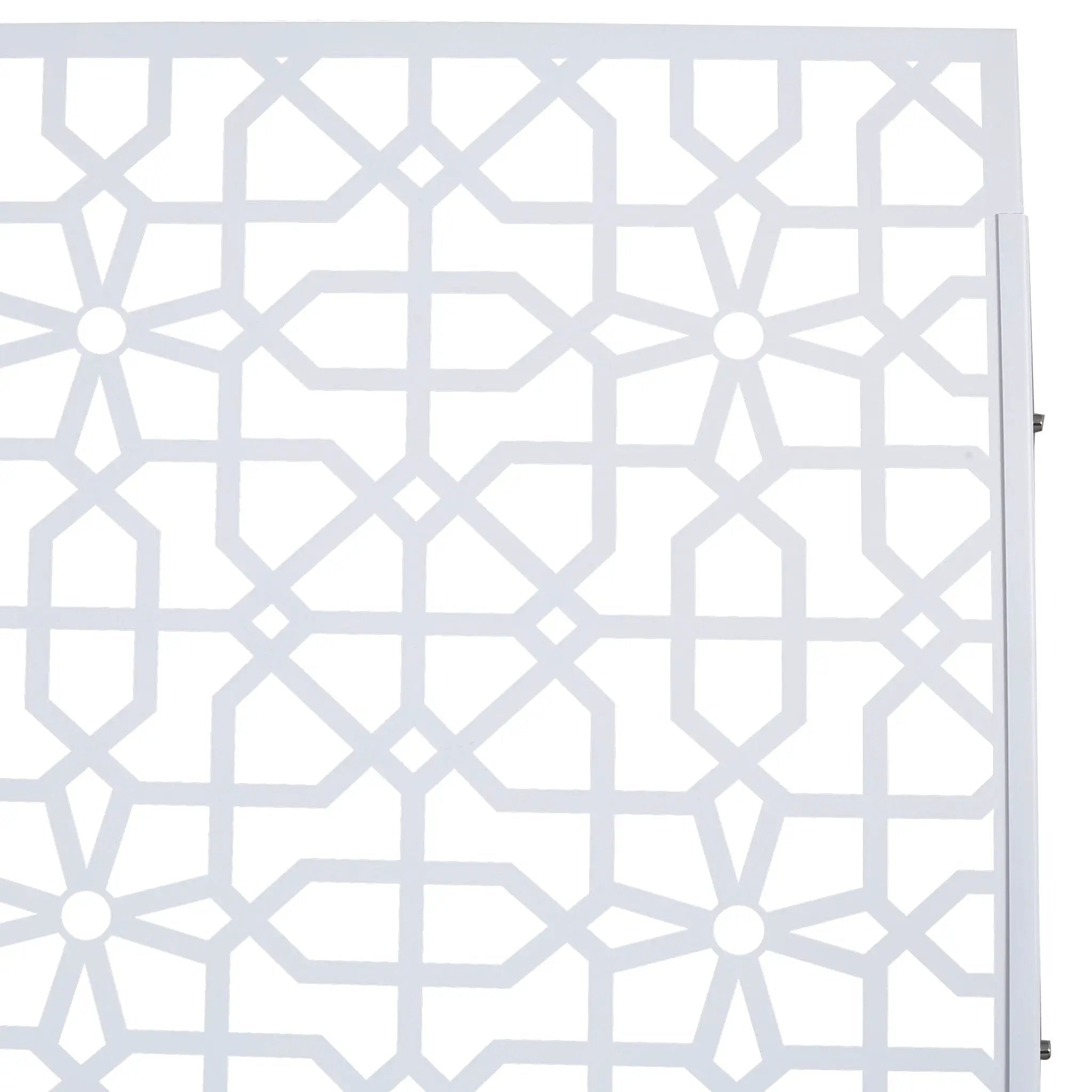 Outdoor & Indoor Metal Freestanding Decorative Privacy Screen by HouseOfZazla