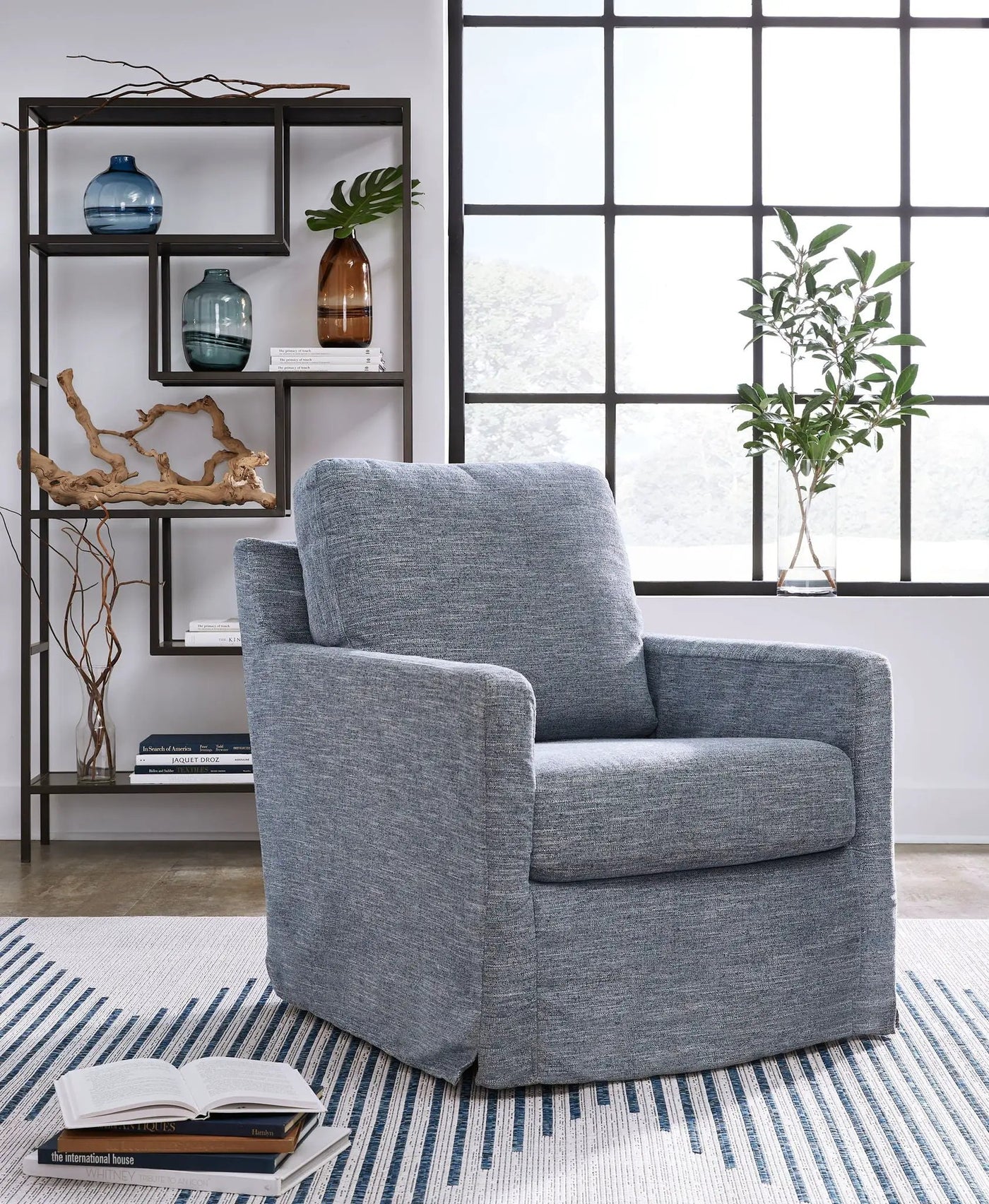 Nenana Next-Gen Nuvella - Swivel Glider Accent Chair by Unique Piece Furniture