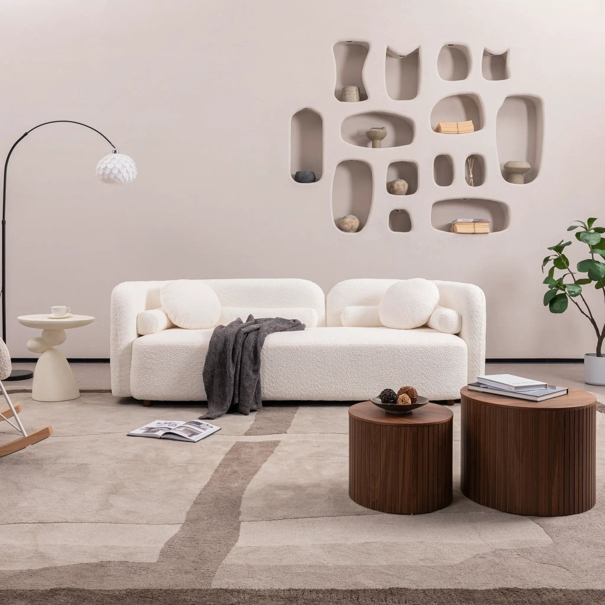 Luxury Modern Couch, 3 Seater Sofa For Living Room by HouseOfZazla